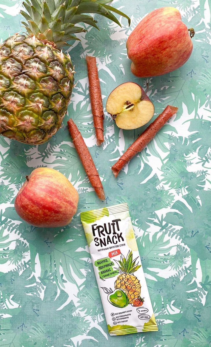 Фруктові снеки FRUIT SNACK - MIX (20 г) FS-09004 фото