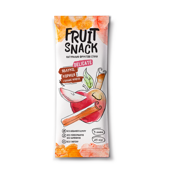 Фруктові снеки FRUIT SNACK - DELICATE (25 г) FS-09005 фото