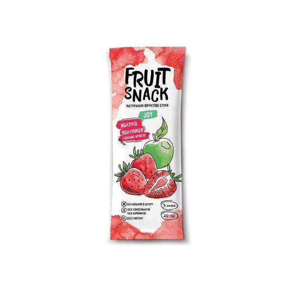Фруктові снеки FRUIT SNACK - JOY (20 г) FS-09008 фото